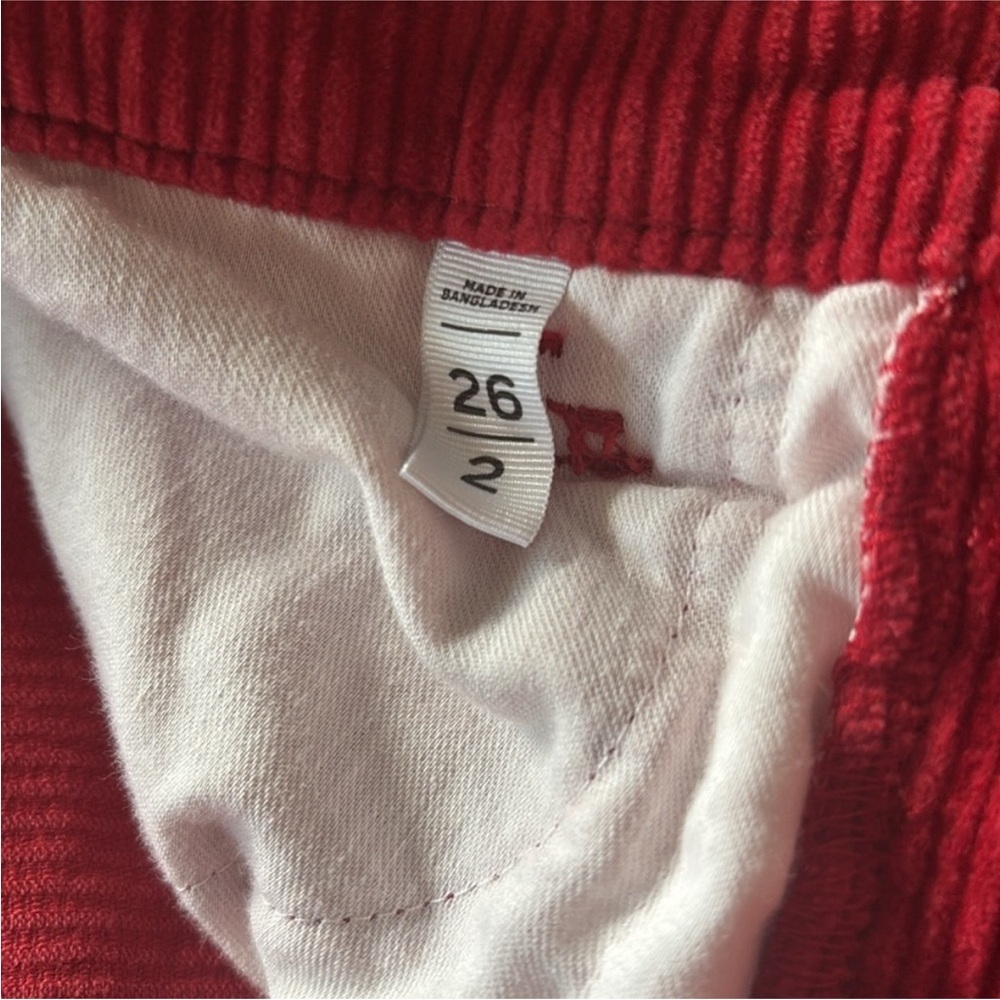 LOFT Vibrant Red Corduroy Pants
High Rise Straight Leg - Picture 8 of 10